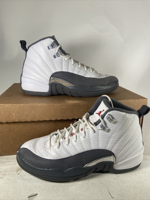 jordan 12 gray and white