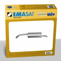 Imasaf Auspuff Endtopf + Anbauteile für Skoda Fabia II Combi 1.2 TSI + 1.6