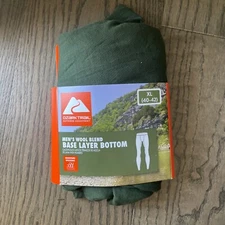 NWT Ozark Trail Men’s Wool Blend Thermal Bottoms Base Layer Pants XL (40-42)