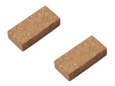 2x Bremsbelag Bremsklötze passend für Tecumseh Peerless Getriebe 790006 799021