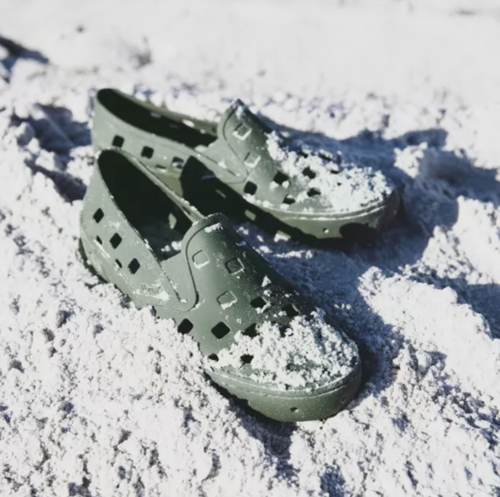 Vans Slip-On TRK Hoja de Uva Verde Ejército Tenis Trek Zapatos sin Cordones Agua Talla 13 - Imagen 3 de 15