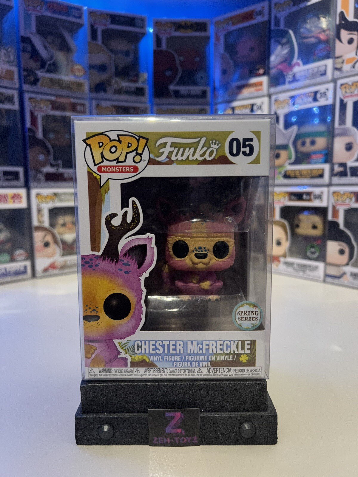 ¡Funko Pop! Vinilo - ¡Pop! Monstruos - Chester Mcfreckle #05 - Serie Primavera