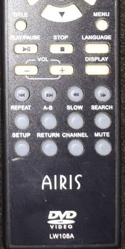 MANDO DVD AIRIS 5 ORIGINAL - Imagen 2 de 3