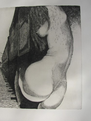 Helmut LEHERB , 1933-1997 " EROTISCHE DARSTELLUNG " RADIERUNG - Picture 3 of 3