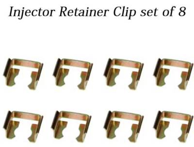 05-12 LS2/LS3/LS7 Corvette Camaro Fuel Injector to Rail Clips 8-Pack ...