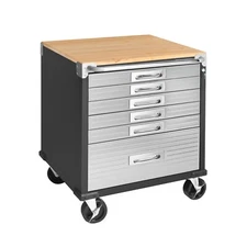 Seville Classics UltraHD 6-Drawer Storage Cabinet, 28" W x 25" D x 34.5" H