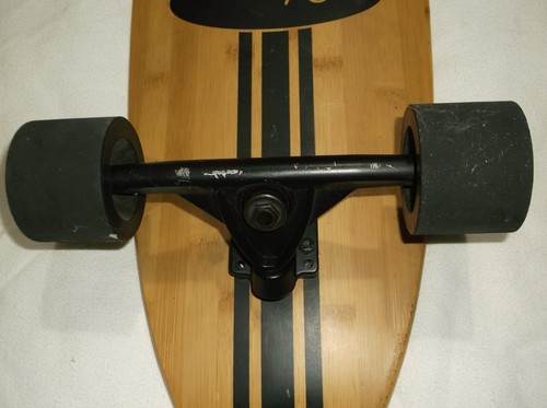 RETROSPEC LONGBOARD MONOPATÍN USADO 44 PULGADAS por 9,5 PULGADAS MADERA TABLA LARGA - Imagen 18 de 19