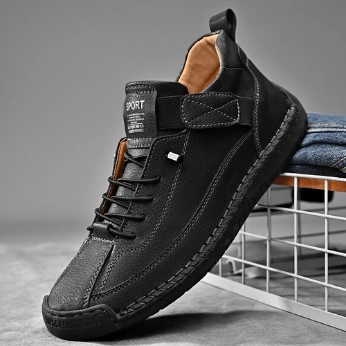 Handmade Leather Shoes Mens Casual Loafers Flat Driving Shoes Slip on Moccasins - Bild 7 von 28