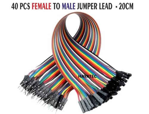 20CM Flexible Arduino Cables Jumper Wire Breadboard Dupont Connector 120Pcs UK - Picture 4 of 8