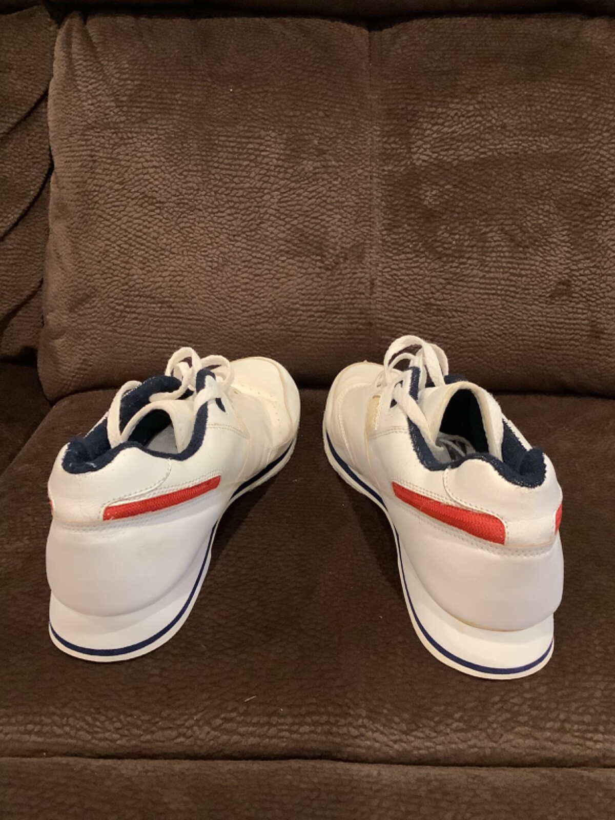 Vintage AMF Mens Bowling Shoes Size 11 White Sneakers Bowl Rare Shoe