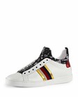 100% AUTHENTIC NEW WOMEN GUCCI NEW ACE LACE DETAIL HIGH TOP SNEAKERS US 12 D — photo 1
