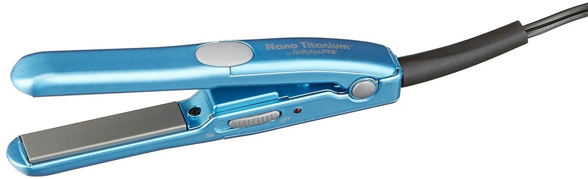 BaBylissPRO Nano Titanium Mini Straightening Iron + Travel 