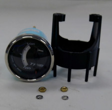 FARIA TRIM GAUGE GBC118A BLACK FACE & SILVER BEZEL MARINE BOAT