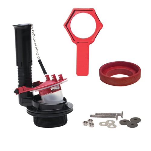 Fluidmaster K-540A-015 Universal 3-Inch Toilet Flush Valve Repair Kit with 