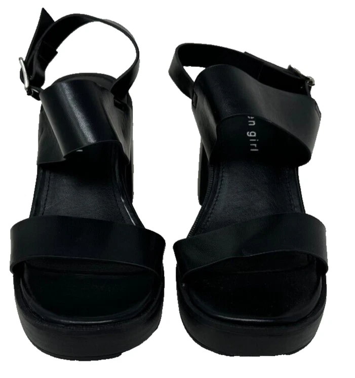 Madden Girl Women's Toola Slingback Comfort Dress Heels Black Size:7.5 101W - Image 2 of 4