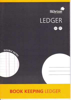 Silvine Buchführung Ledger Buch doppelte Buchhaltung Steuer SJA4L-weniger Fettdruck