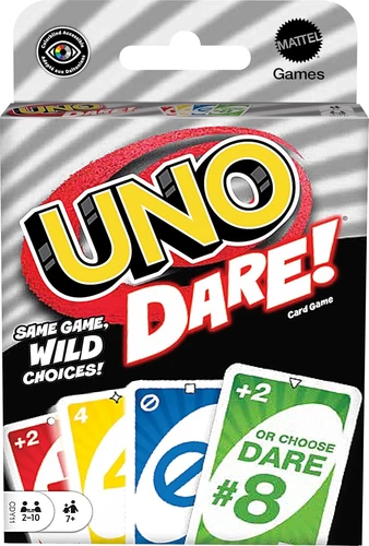 UNO Dare Card Game for Families & Silly Dares from 3 Different Categories