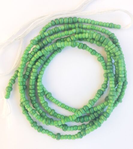 30"-50" Tie On African Waist Beads Belly Chain Jewelry Weight Controller B Y G R - Picture 7 of 8