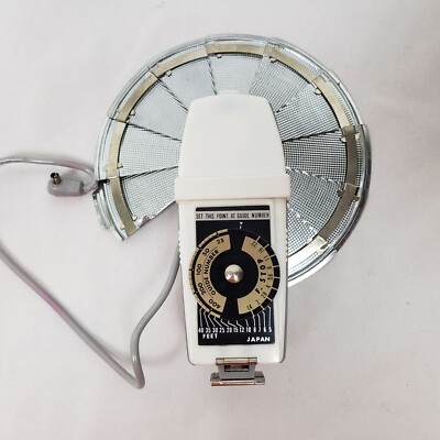 Accura Folding Fan Flash Reflector Unit 3 Way BC Untested VINTAGE EXCELLENT!!!