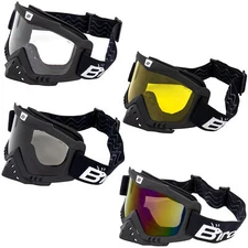 4 Pairs Birdz Toucan A/F Padded Goggles w/ Clear, Smoke, Reflective Blue Lens