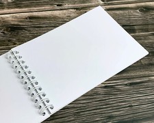 Blank White Bind Scrapbook A5 A4 A3, Photo Album, Guest Book, Sketchbook
