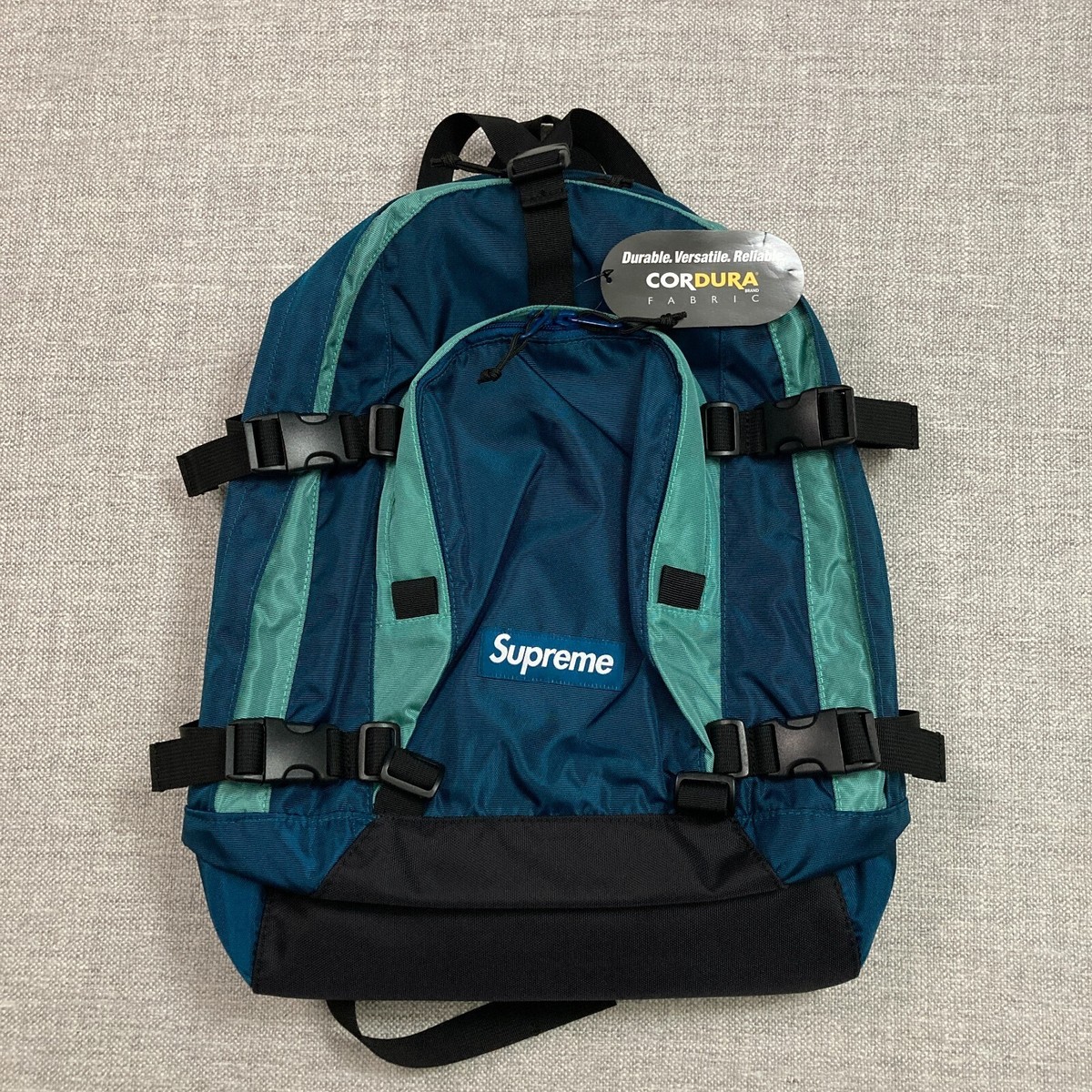 Supreme Fall 2019 Cordura Fabric Backpack in Dark Teal | eBay Supreme Fall 2019 Cordura Fabric Backpack in Dark Teal | eBay