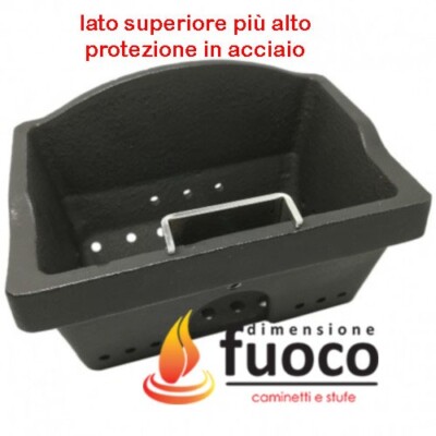 Panier pot bruleur pour pôeles à granulés en fonte 95901390 UNICAL