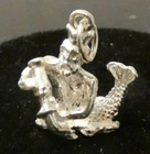 925 Sterling Silver Zodiac Pendant Aquarius Approx 2cm 4.1g T-1535