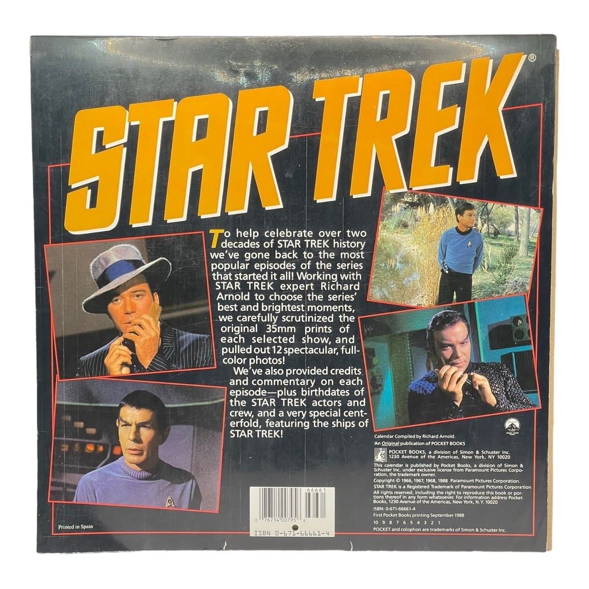 Star Trek カレンダー 8冊セット Vintage STAR TREK Calendars Set Of 4 1989 1991 1992 2002 | eBay