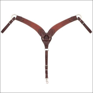 Weaver Trabajando Vaquero Roper Caballo Arnes De Cuero Pechopetral Castano U 1076 Ebay