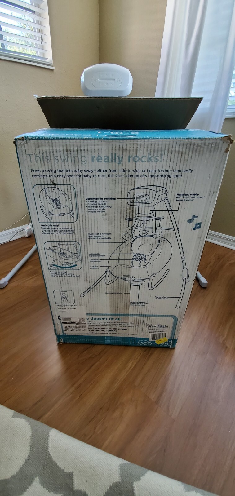 fisher price sweet swan swing