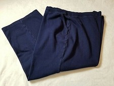 Avenue Women's Sweat Pants Size 30/32 Blue w/Drawstring at Waist Preowned