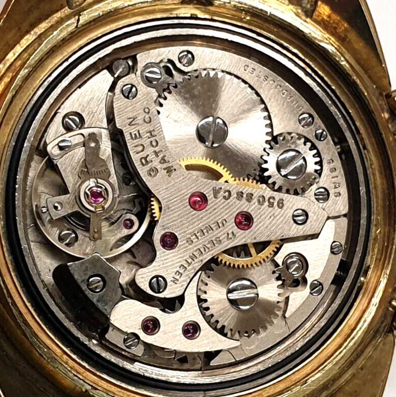 ¡Vintage! Reloj despertador Gruen Precision Bullseye original reparado funciona fuerte, Foto 4 de 4