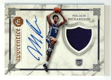 2016-17 Panini Excalibur Malachi Richardson #19 Auto Patch Sacramento Kings