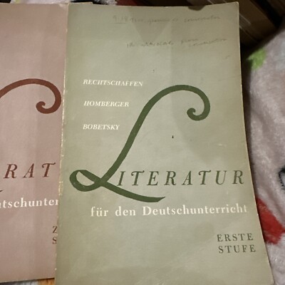 LITERATUR FUR DEN DEUTSCHUNTERRICHT Stufe, Erste 1964 Softcover | eBay