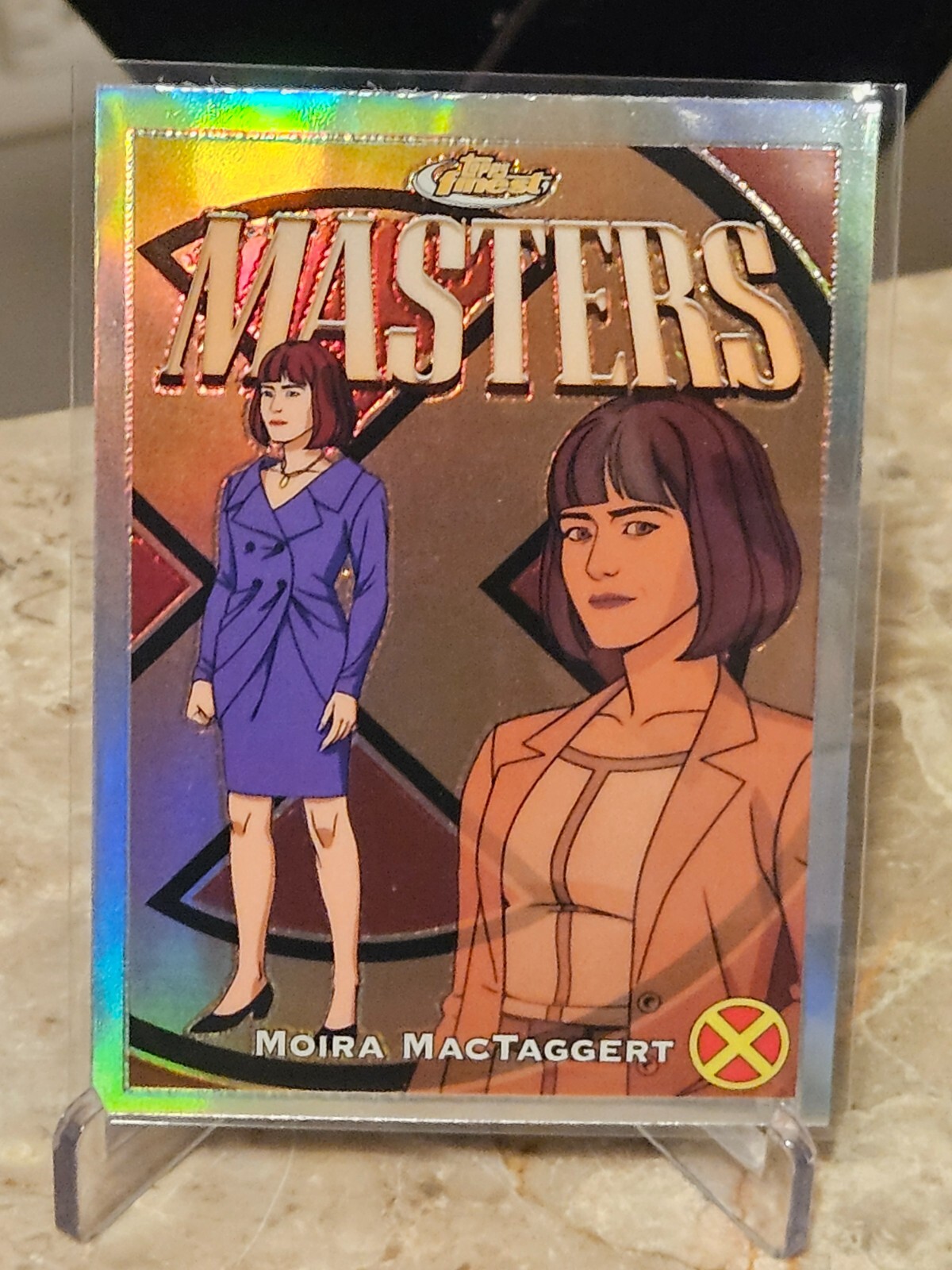 Moira MacTaggert 2025 Topps Finest X-Men '97 Masters #42 Common Bronze