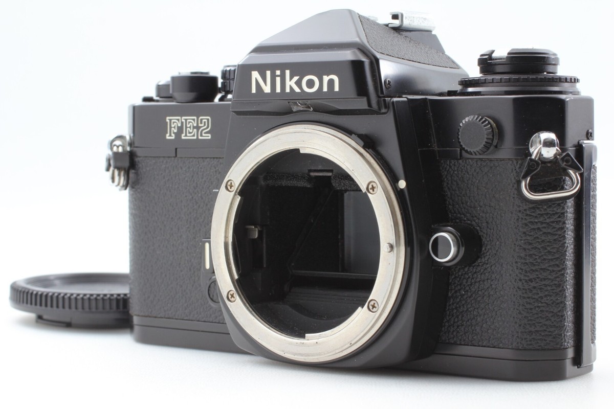 【美品】nikon fe2 black EXC+++++] Nikon FE2 FE 2 35mm SLR Film Camera Black Body