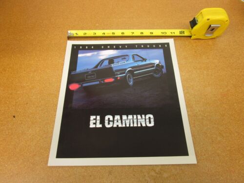 1984 Chevrolet El Camino sales brochure 8 pg ORIGINAL literature - Picture 1 of 4