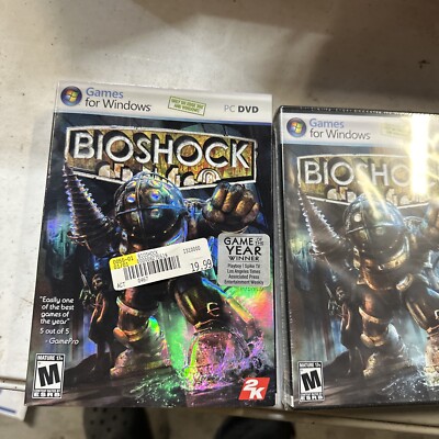 BioShock PC Game 2007 Brand New, Sealed Windows Game of the Year