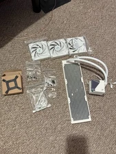 DeepCool LT720 WH 360mm Liquid CPU Cooler AIO White Used Working AS IS