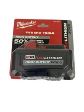 Milwaukee M18 Battery XC 6.0Ah High Output REDLITHIUM 18V 48-11-1865 Genuine New
