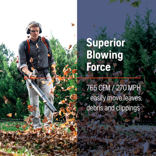 Husqvarna Gas Backpack Leaf Blower 150BT 51-cc 2-cycle 765-CFM 270-MPH 970466901 - Afbeelding 15 van 16