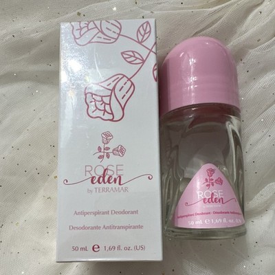 Terramar Rose Eden Organic Aluminum-Free Roll On Antiperspirant Floral 50mL