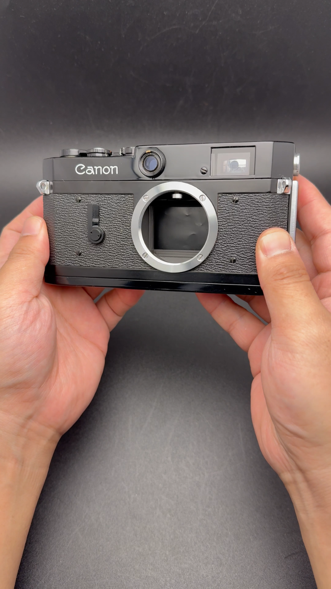 Canon P Black Repaint Rangefinder 35mm Film Camera L39 From JAPAN