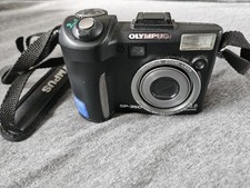 Olympus SP Series SP-350 8.0MP Digital Camera/ Black  Strap - Tested Works