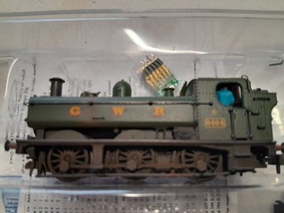 N Gauge Farish Weathered Pannier Tank DCC Fitted.