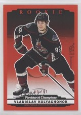 2022 Upper Deck Parkhurst Champions Rookies Red 39/51 Vladislav Kolyachonok a3z