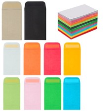 "100 Pack 1 Coin Envelopes 2.25x3.5 Kraft Seed Mini Envelopes Small Parts"