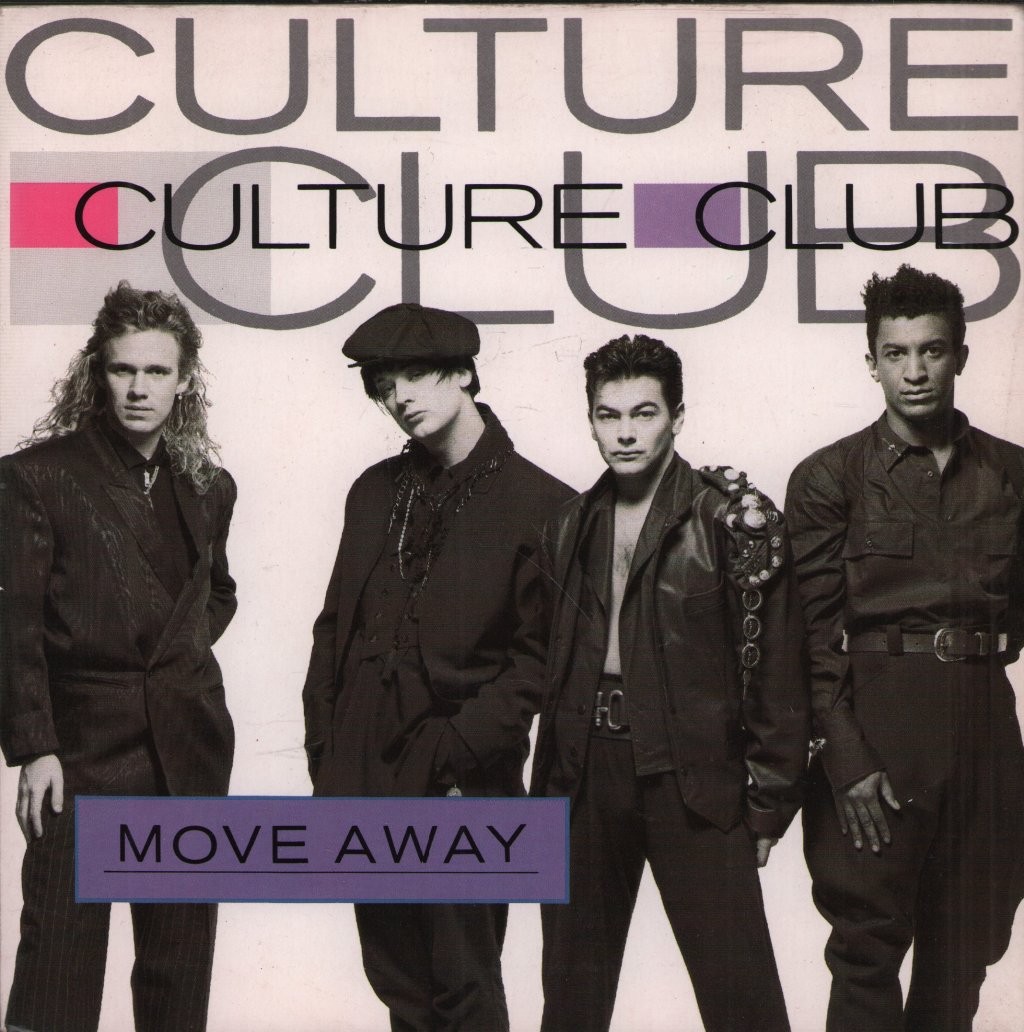 Culture Club Move Away 7"" vinyl UK Virgin 1986 B/w sexuality pic sleeve VS845