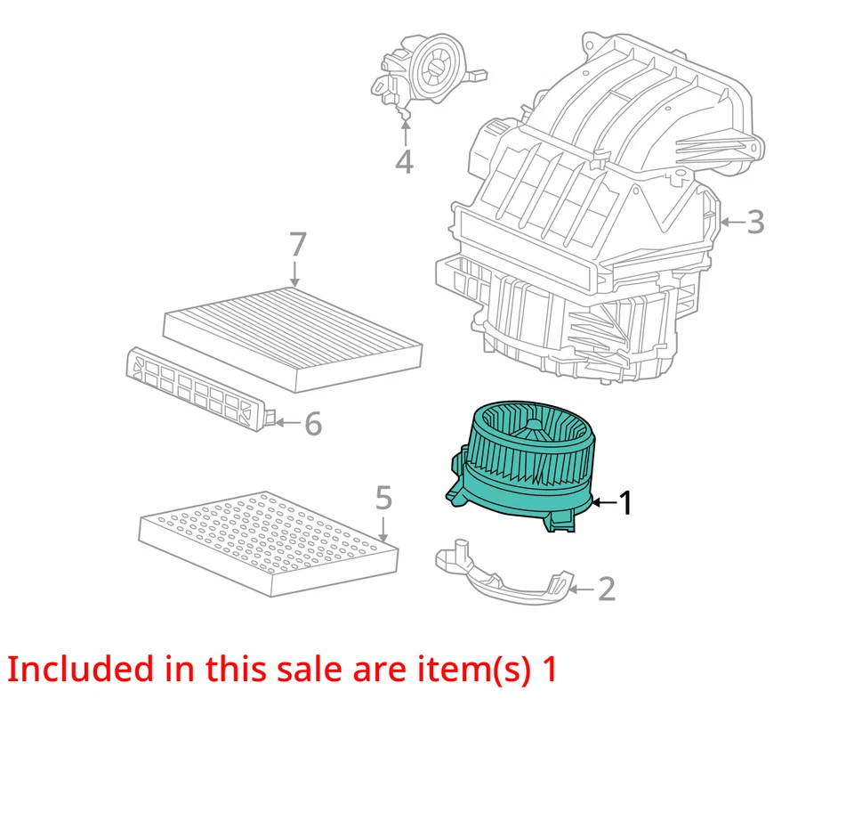 Honda Civic 2012 calefacción aire acondicionado motor fabricante de equipos originales 138 k millas - LKQ375128565 Foto 4 de 4